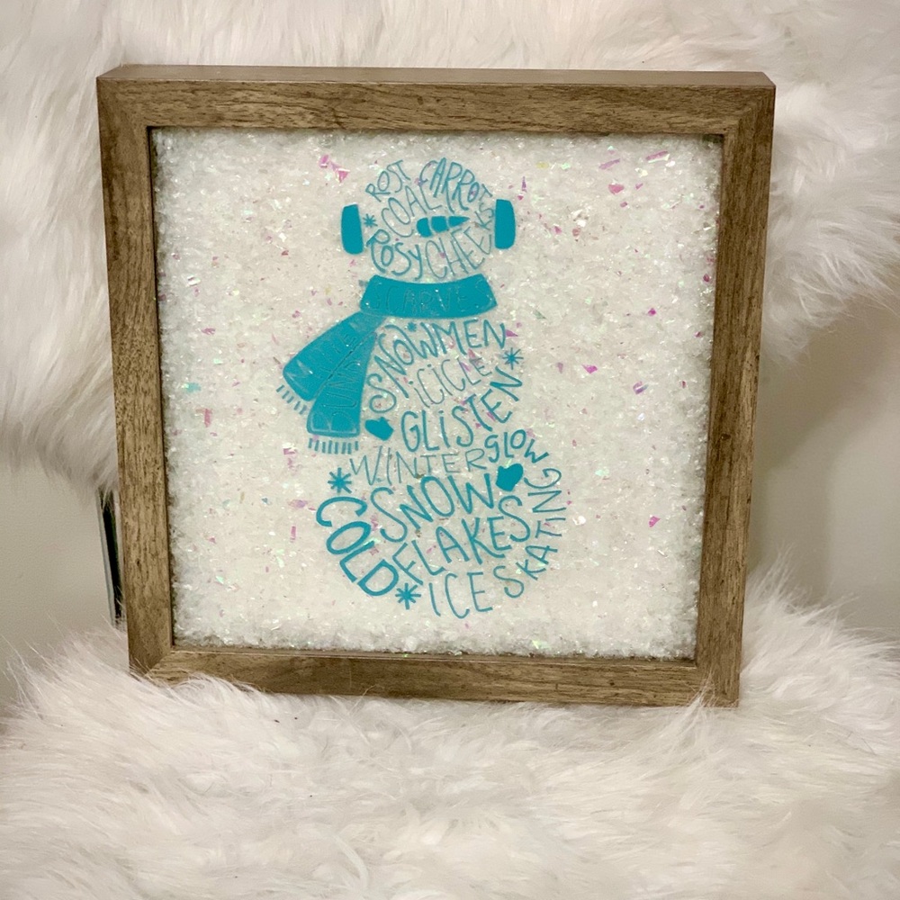 Snowman Shadowbox - Picture 5 of 5